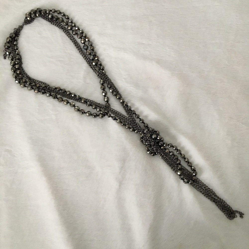 Fun knot statement necklace